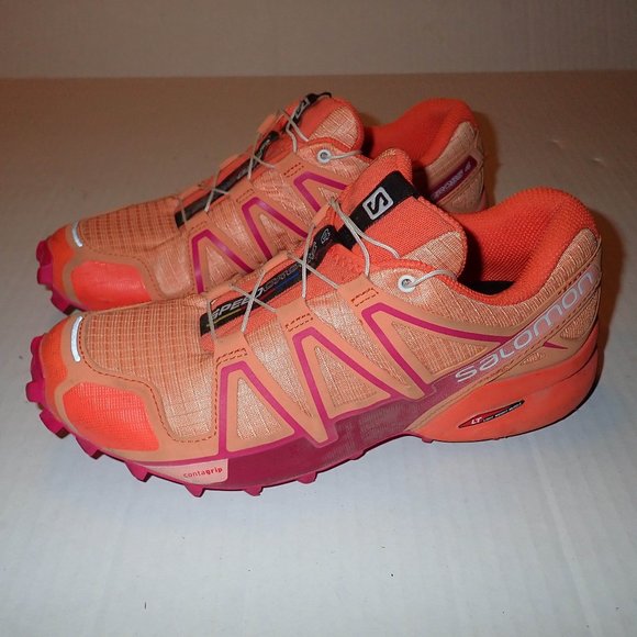 salomon shoes orange
